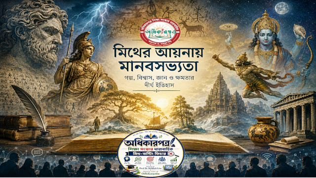 মিথের আয়নায় মানবসভ্যতা: গল্প, বিশ্বাস, জ্ঞান ও ক্ষমতার দীর্ঘ ইতিহাস